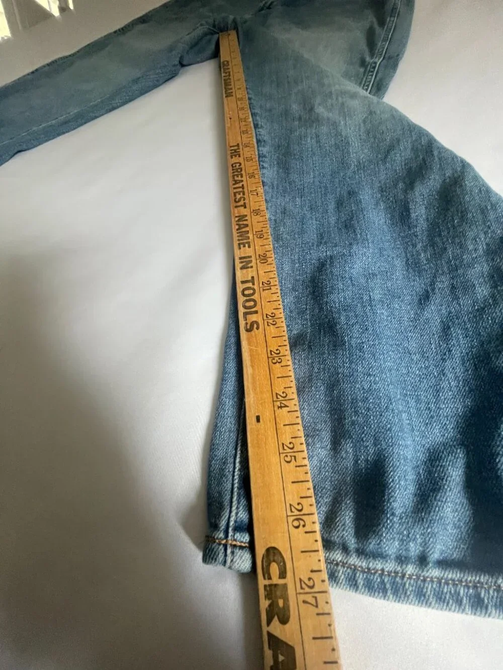 J. Crew High-Rise Classic Vintage Jeans Size 31 Light Wash Straight Leg